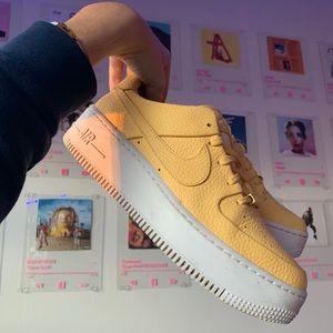 nike air force 1 sage low topaz gold